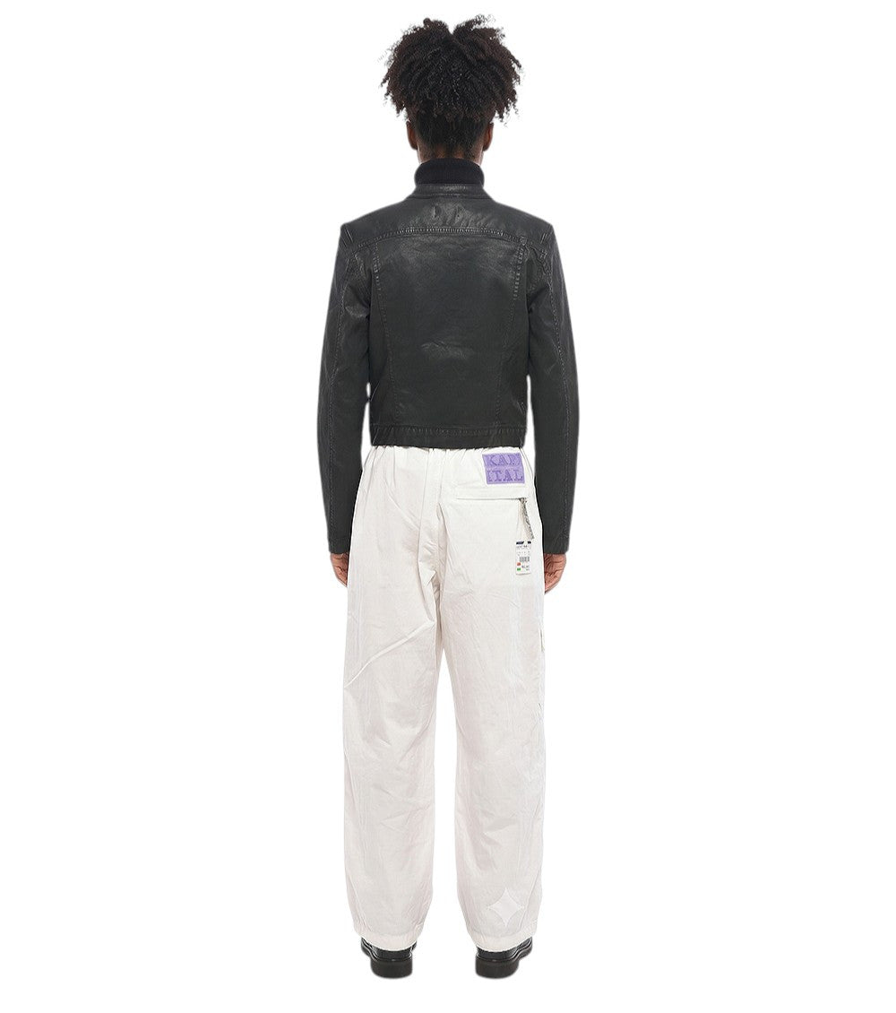 Black Mandarin Collar Jacket 3