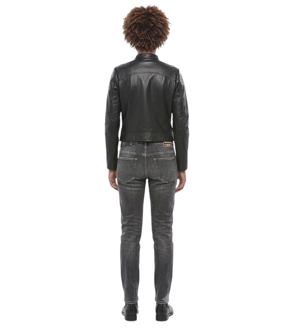 Black Band Collar Jacket 2