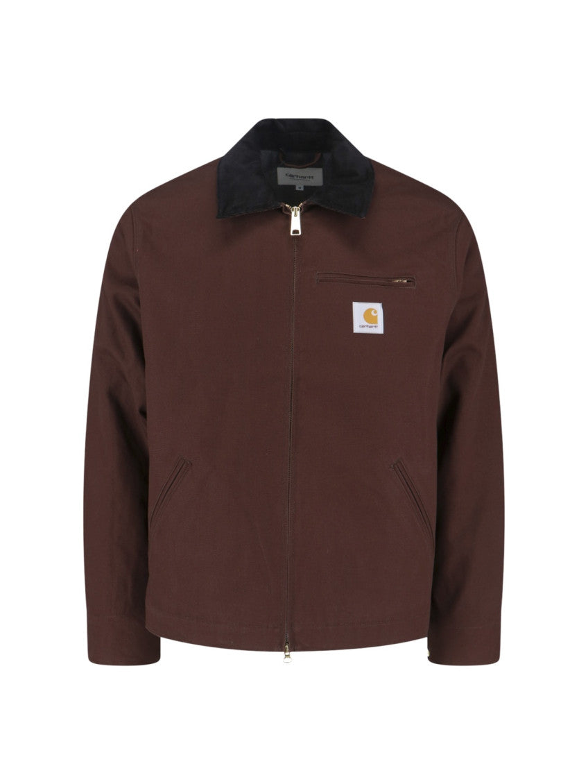 Brown Regular Logo Jacket 1