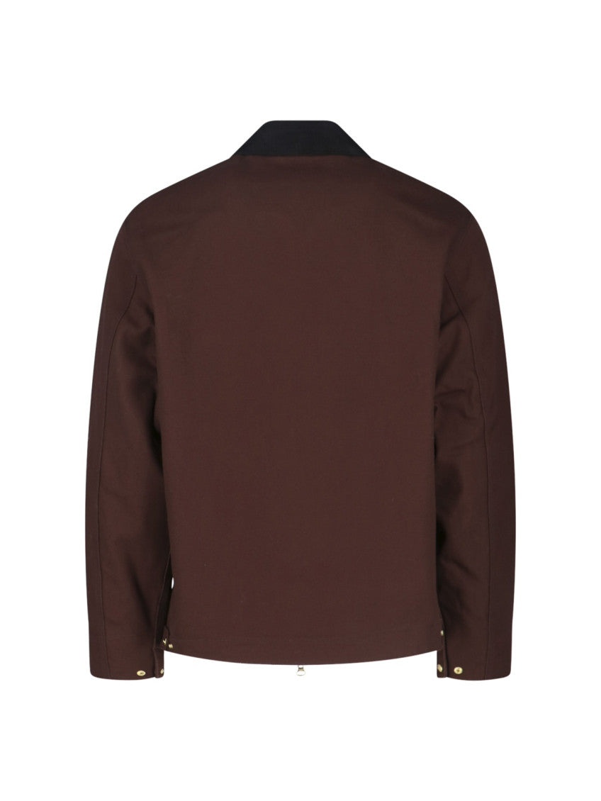 Brown Regular Logo Jacket 2