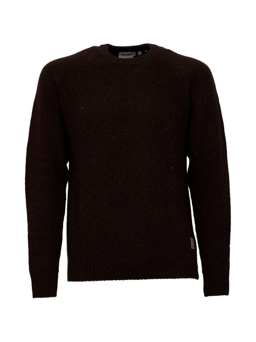 Dark Brown Knitted Sweater 1