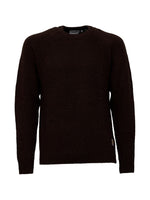 Dark Brown Knitted Sweater 1