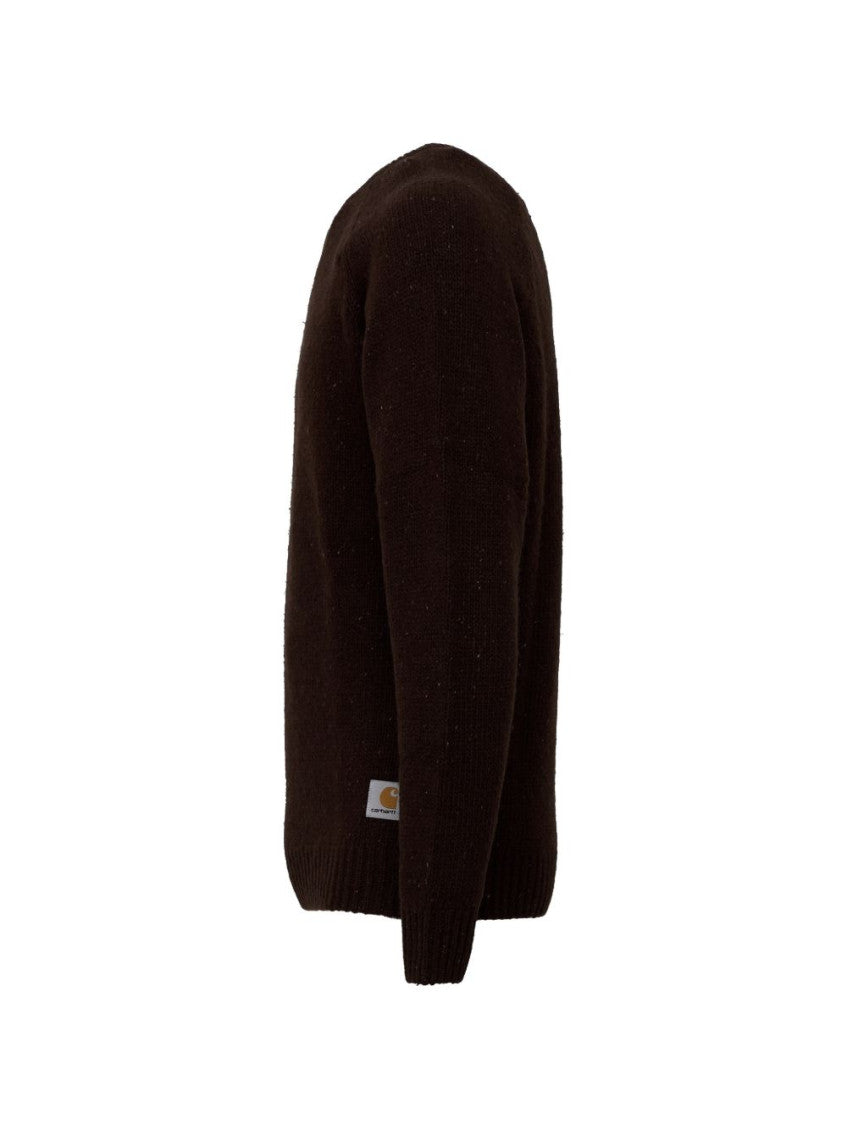 Dark Brown Knitted Sweater 3