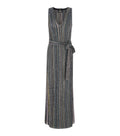 Multicolor  V Neck Maxi Dress 1