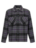 Purple Boxy Plaid Shirt 1