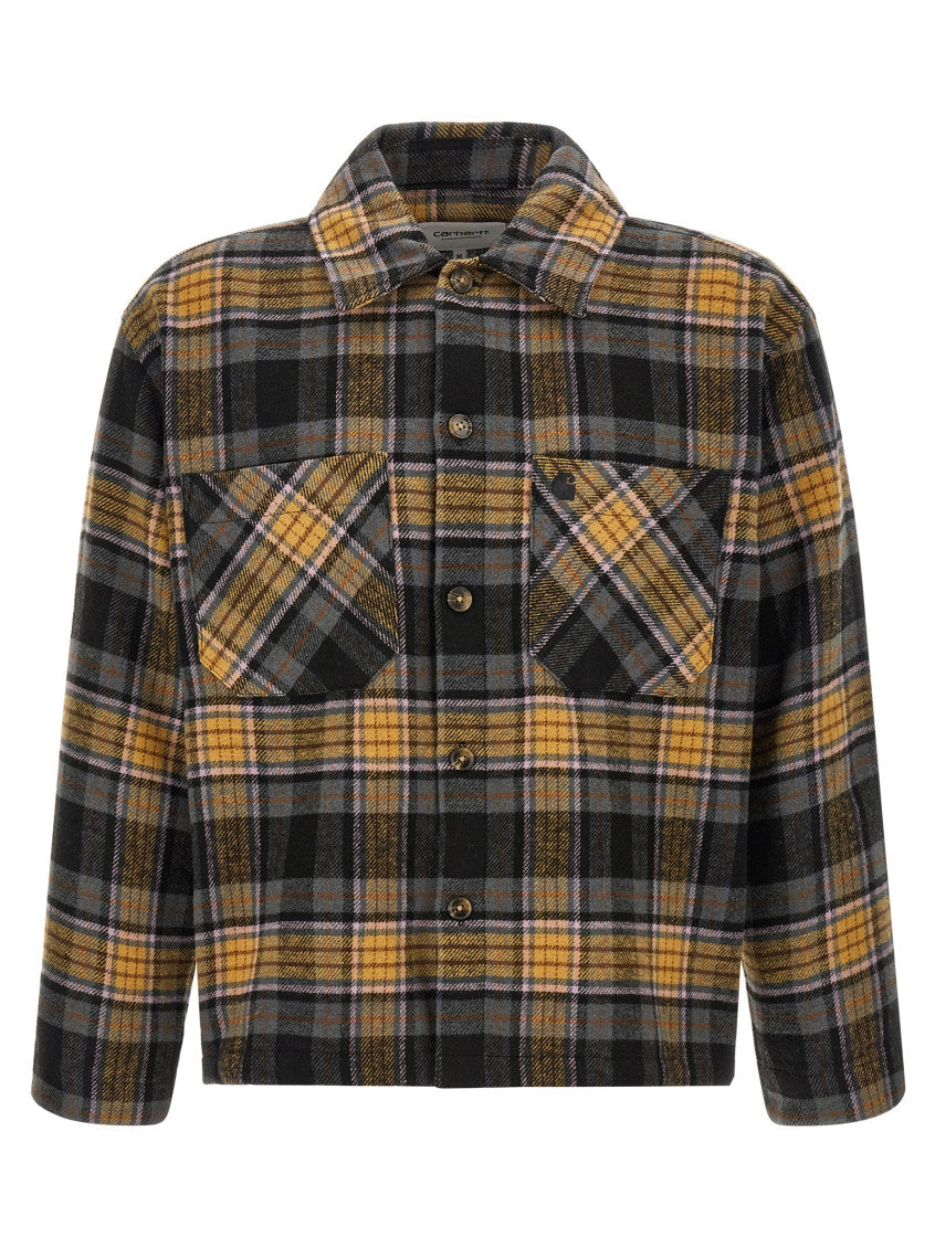 Yellow Boxy Plaid Shirt 1