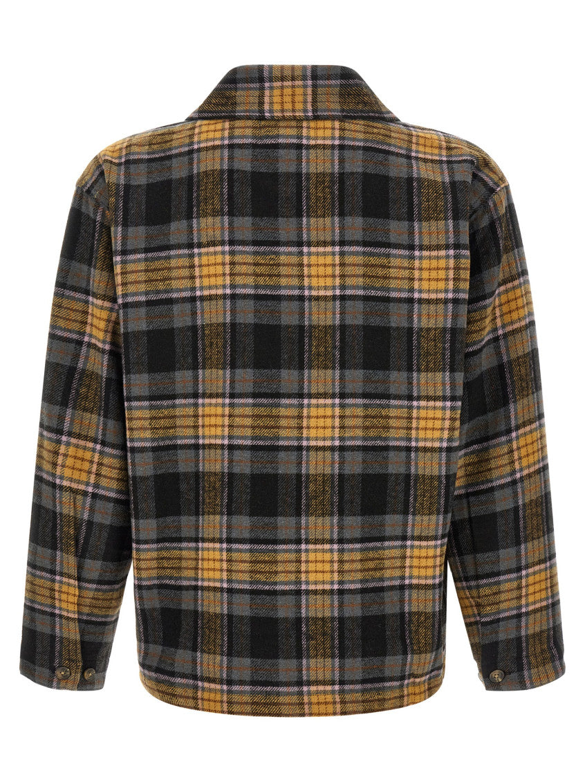 Yellow Boxy Plaid Shirt 2