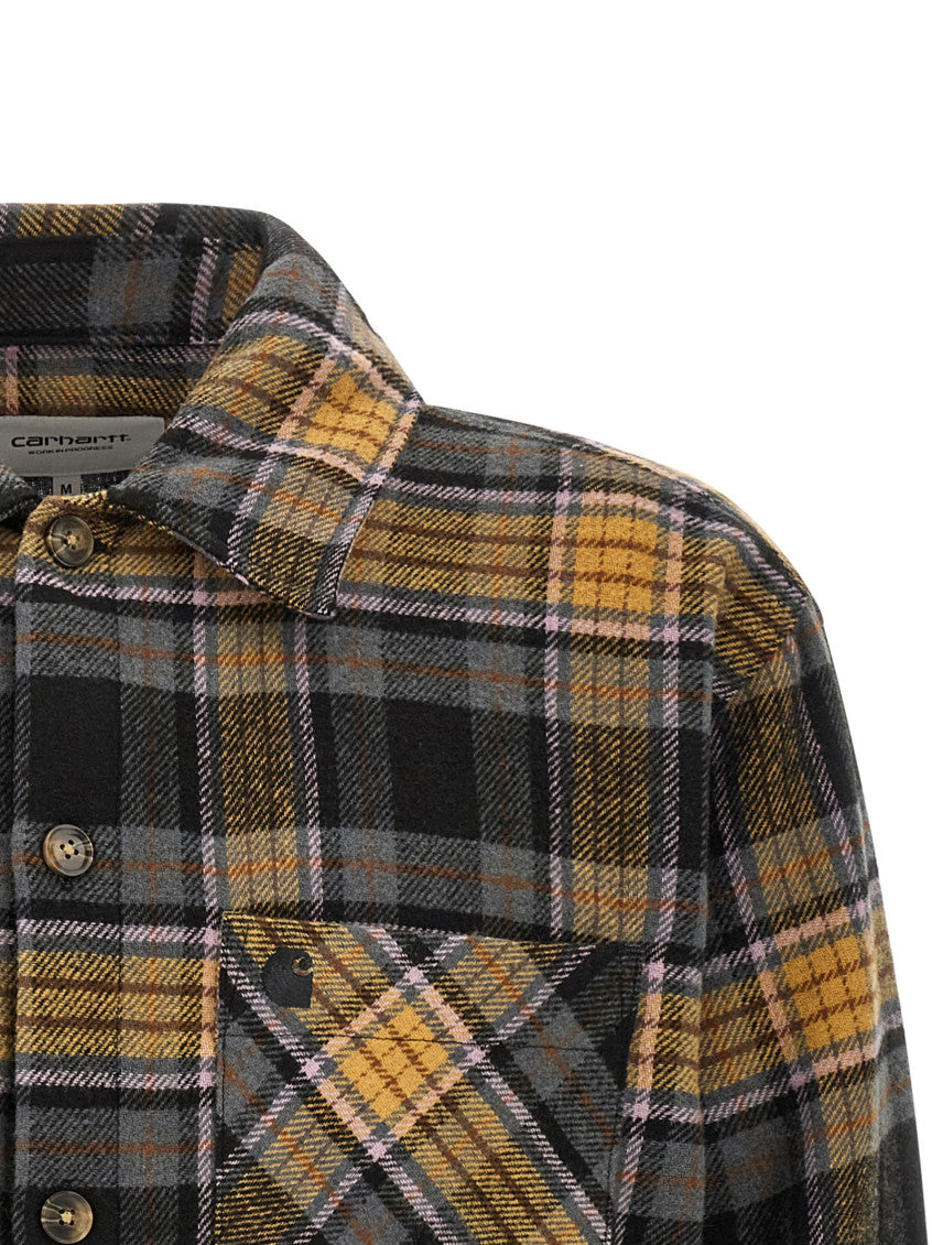 Yellow Boxy Plaid Shirt 3