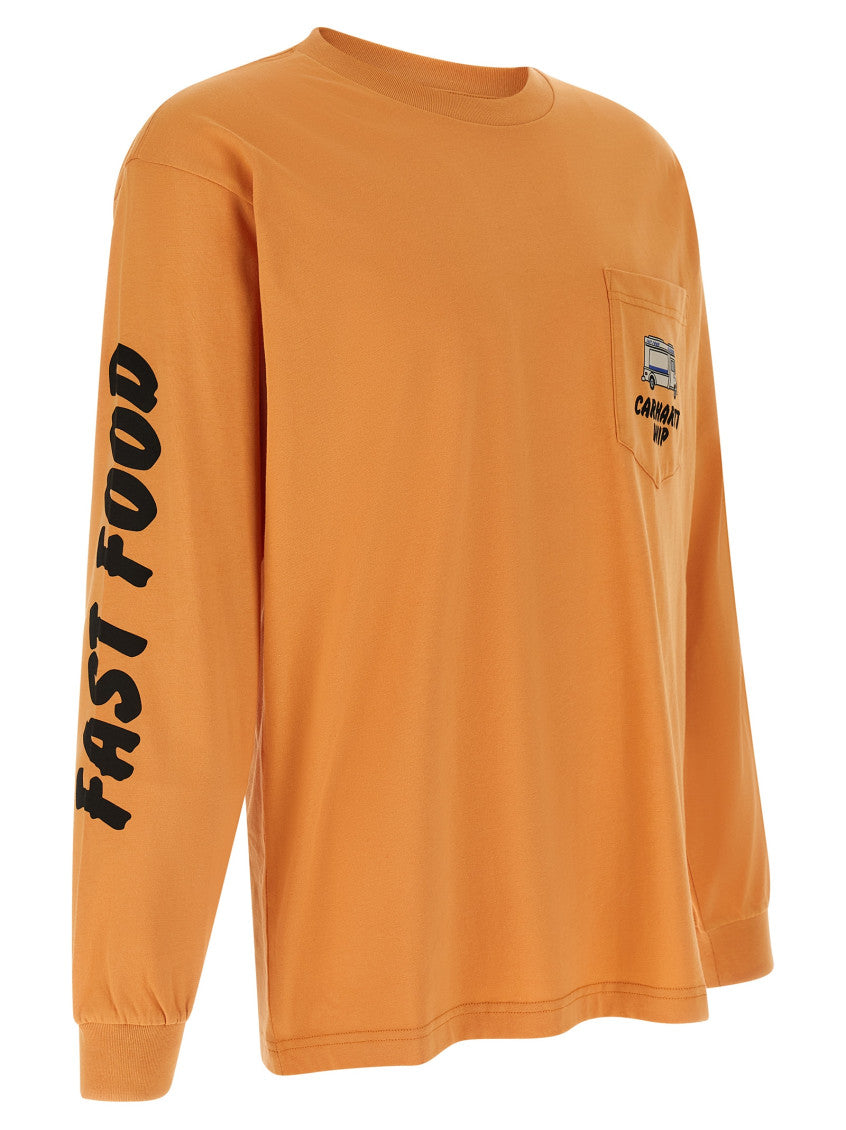 Orange Full Sleeves T-Shirt 3