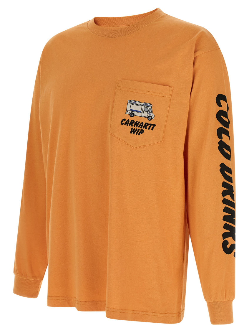 Orange Full Sleeves T-Shirt 4