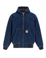 Blue Zip-Up Hood Jacket 1