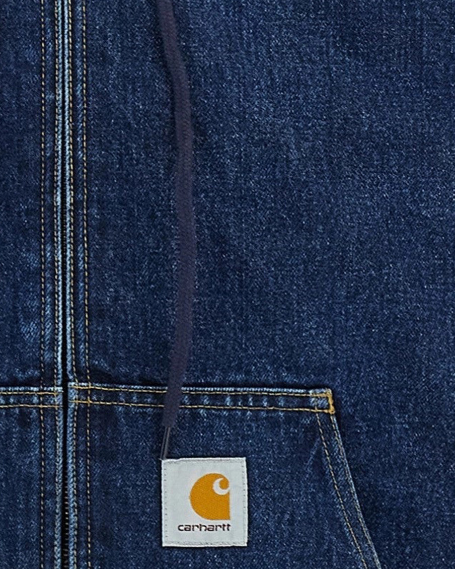 Blue Zip-Up Hood Jacket 3
