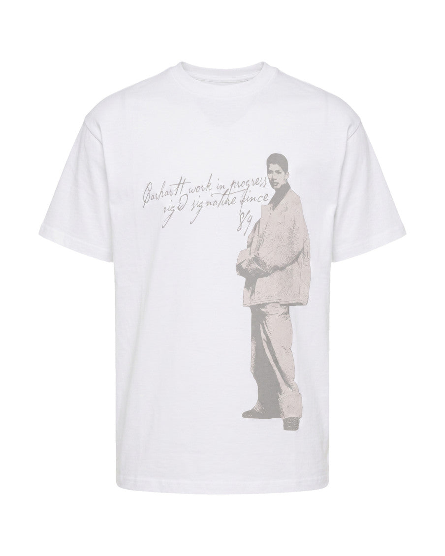 White Crew Neck T-Shirt 1