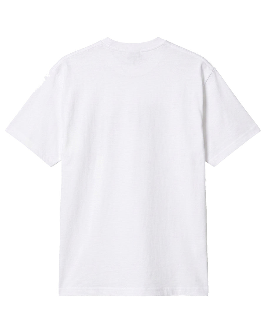 White Crew Neck T-Shirt 2
