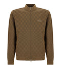 Brown Zip Up Sweatshirt 1