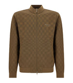 Brown Zip Up Sweatshirt 1