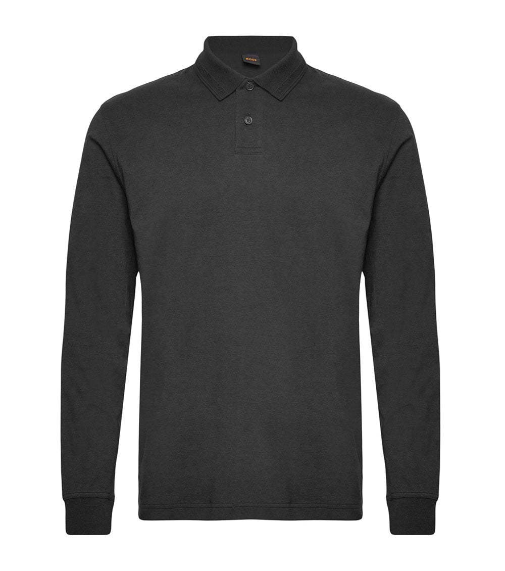 Black Full Sleeves Polo 1