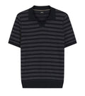 Dark Blue Stripes Polo 1