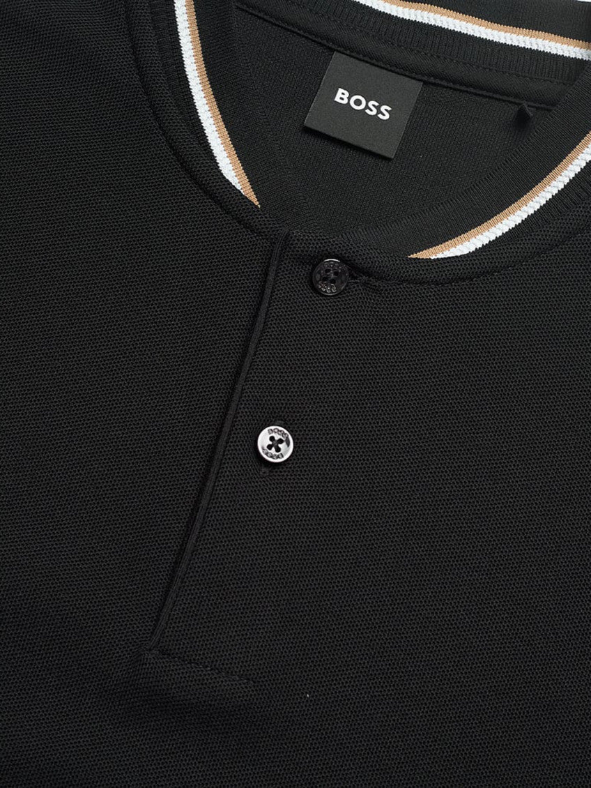 Black Solid Regular Polo 3