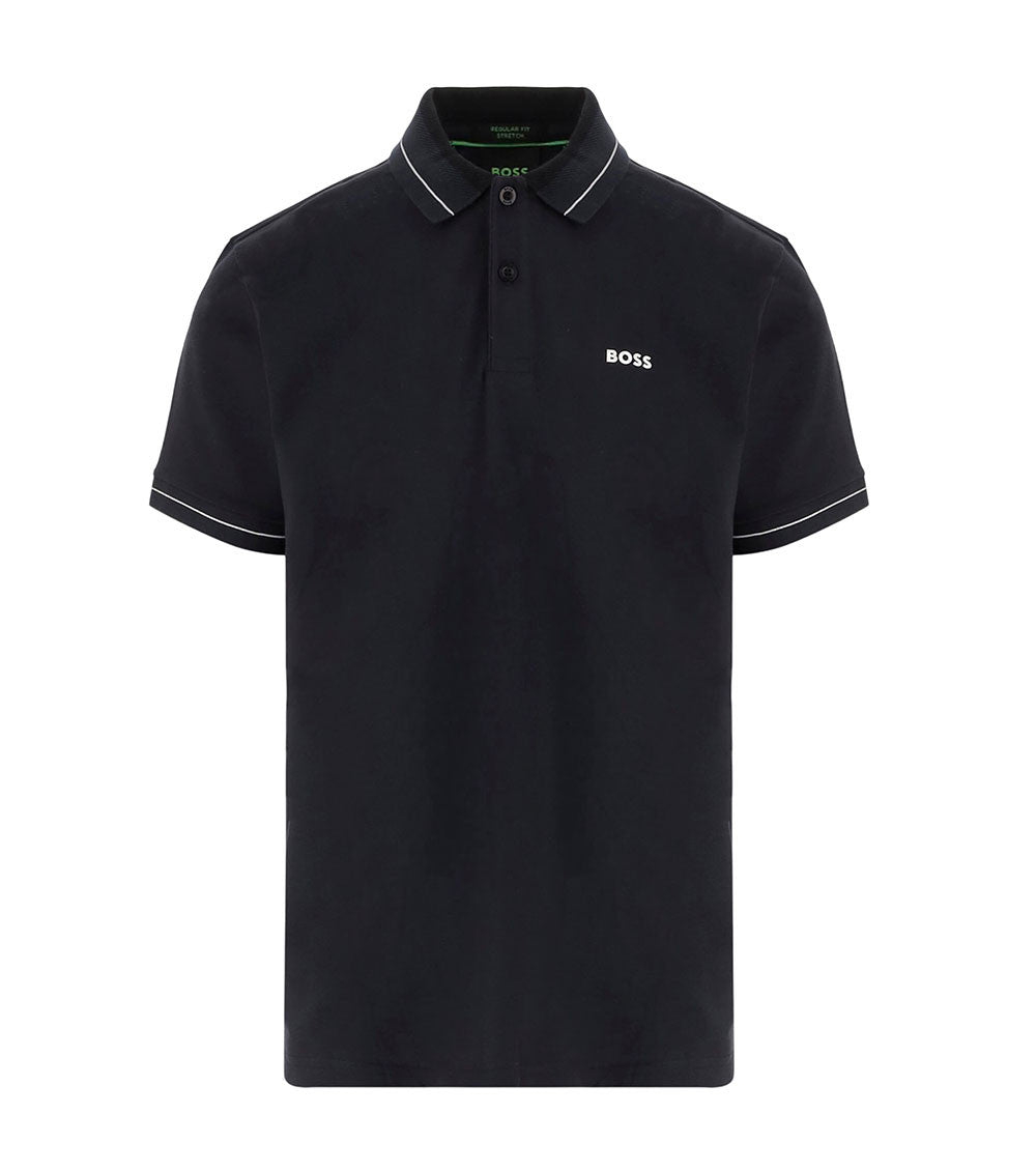 Dark Navy Shirt Collar Polo 1