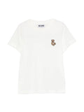 Kids White Embroidered T-Shirt 1