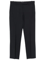 Black Tailored Flat Front Pants 1