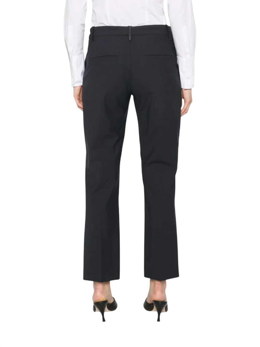 Black Tailored Flat Front Pants 2