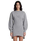 Grey Crew Neck Mini Dress 1