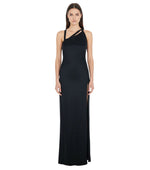 Black One Shoulder Maxi Dress 1