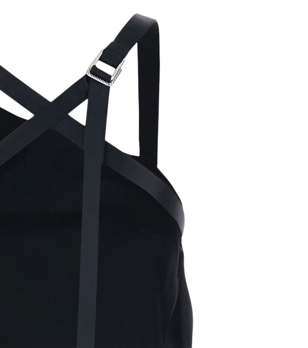 Black One Shoulder Maxi Dress 5