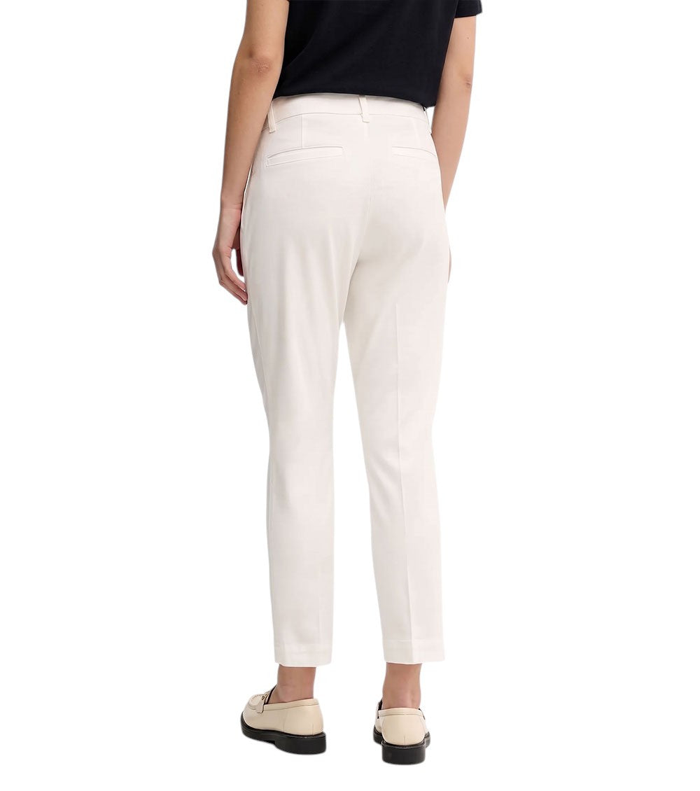 White Straight Pants 2