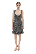 Black Sweet Heart Neck Dress 1