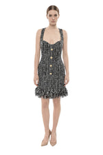 Black Sweet Heart Neck Dress 1