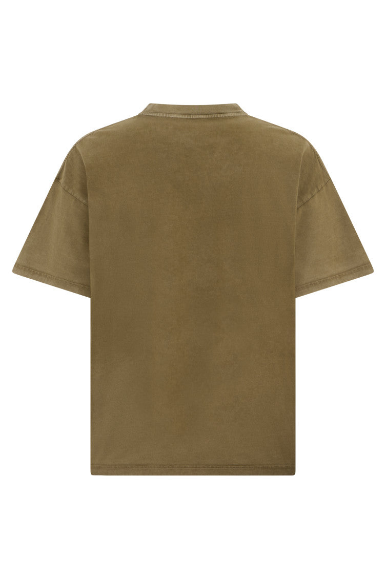 Khaki Crew Neck T-Shirt 2