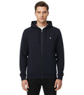Dark Navy Zip Up Hoodie 1