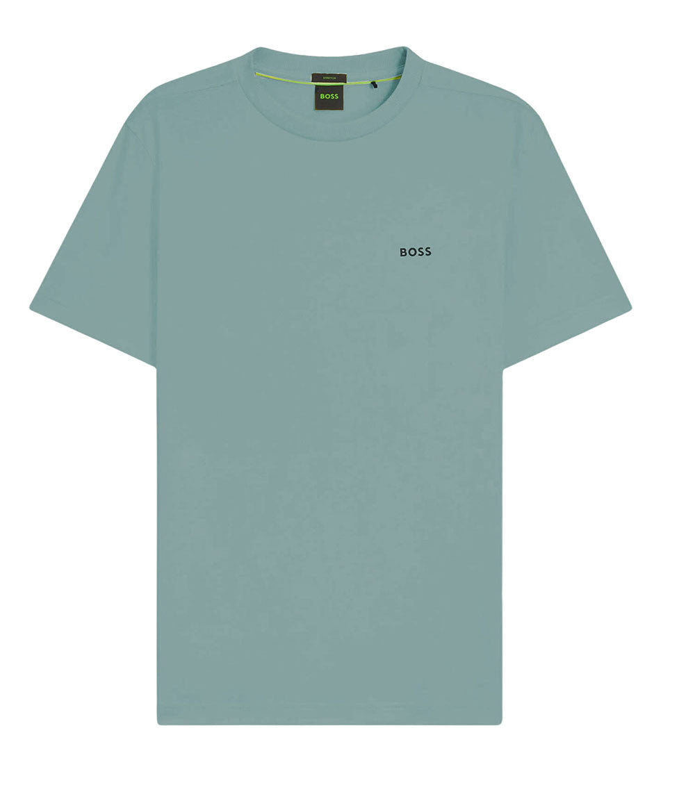 Turquoise Crew Neck T-Shirt 1