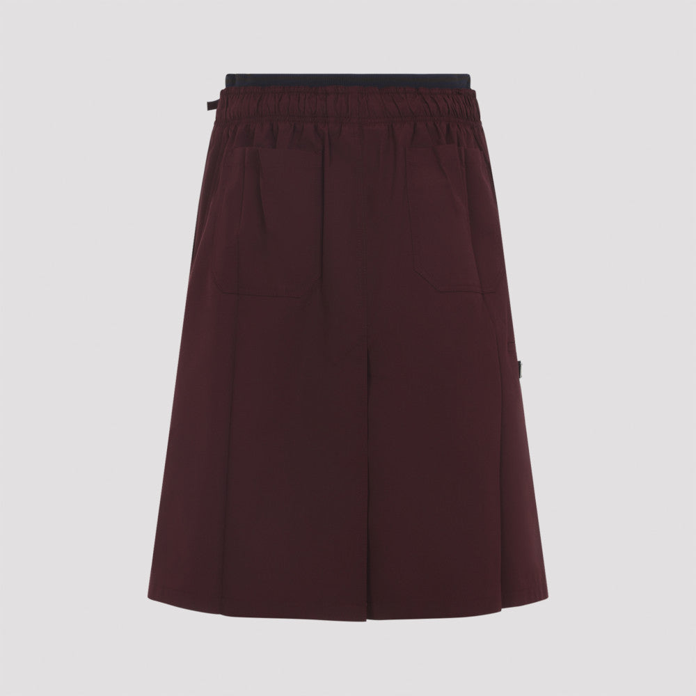 Burgundy Logo Skirt 4