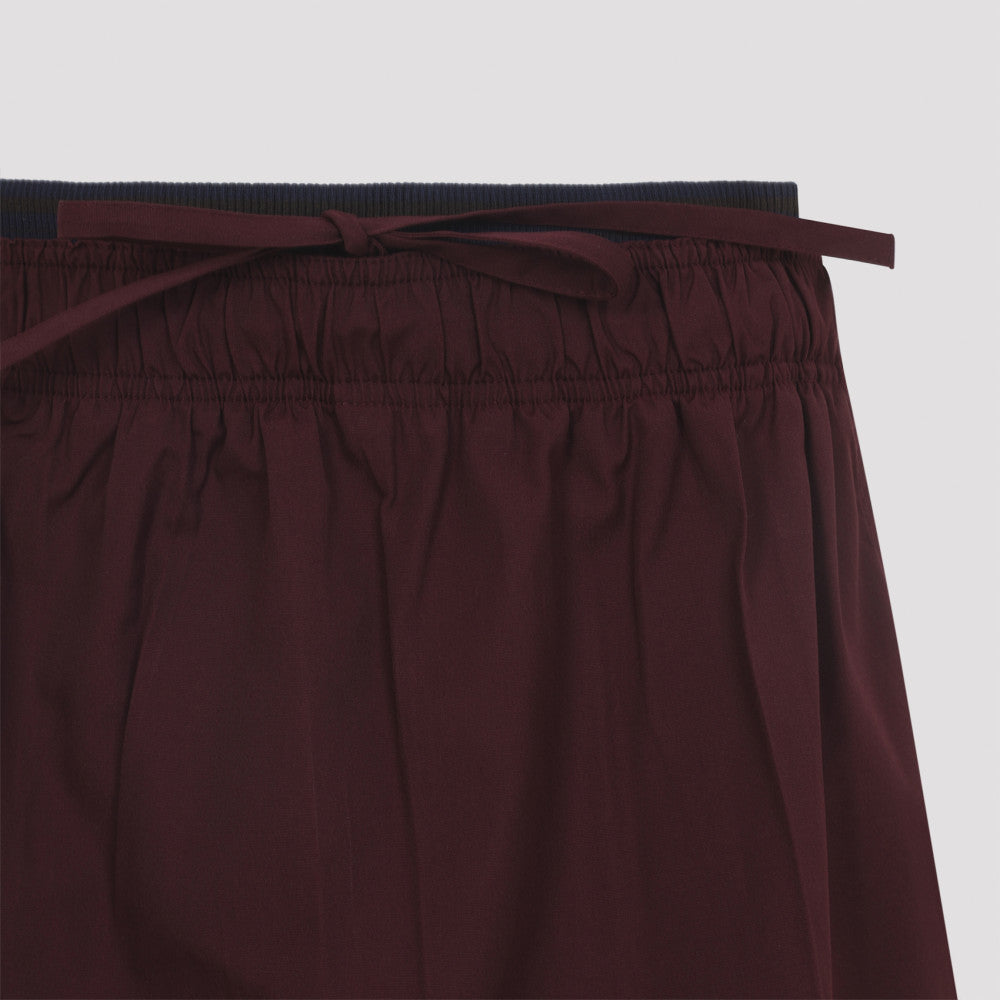 Burgundy Logo Skirt 5