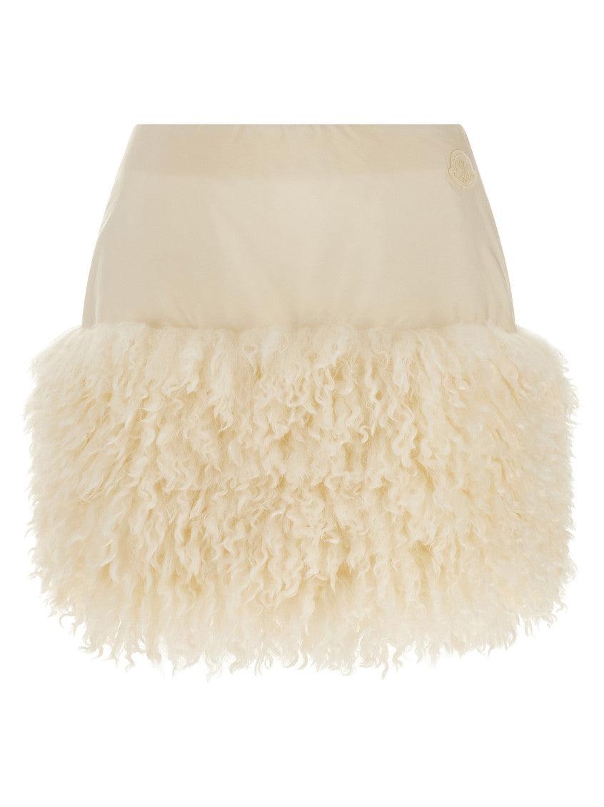 White Teddy insert skirt 1
