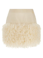 White Teddy insert skirt 1