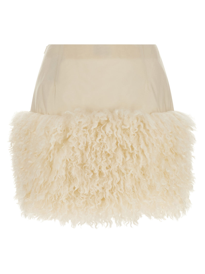 White Teddy insert skirt 2