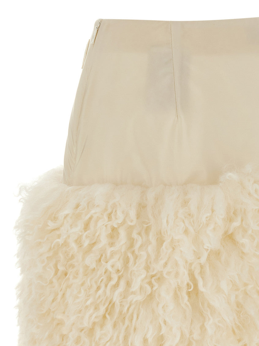 White Teddy insert skirt 4