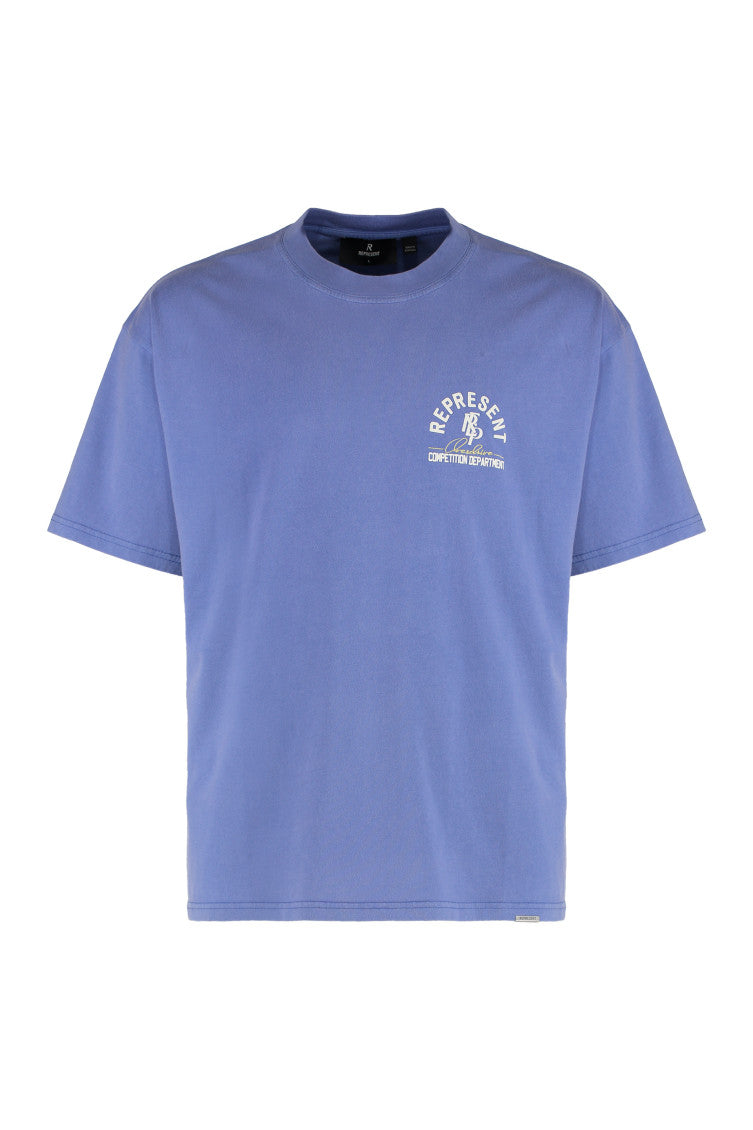 Blue Crew Neck T-Shirt 1