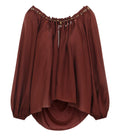Red Scoop Neck Top 1