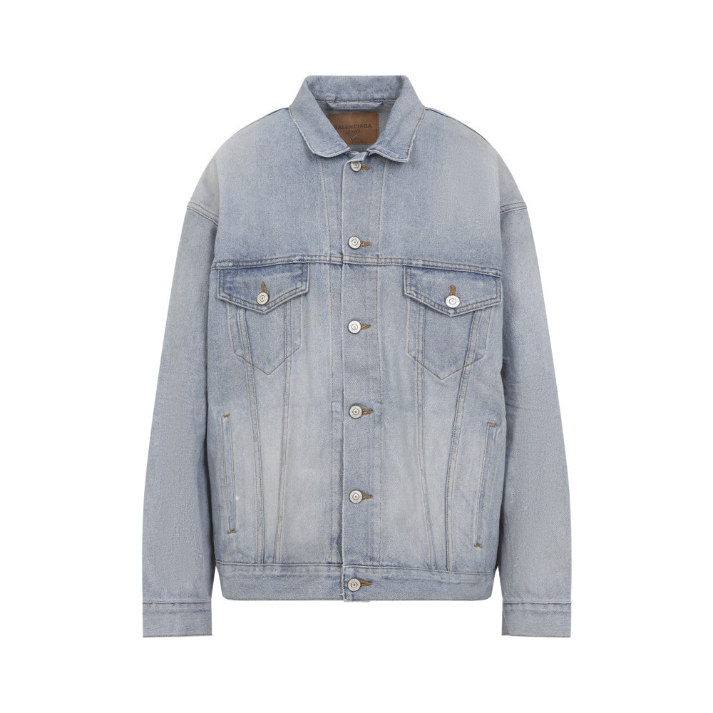 Light Blue Logo Denim Jacket 1