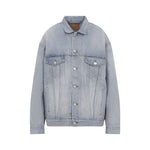 Light Blue Logo Denim Jacket 1