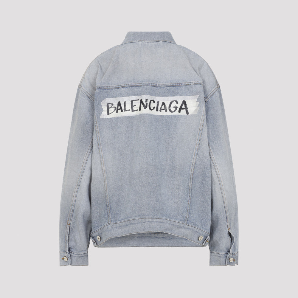 Light Blue Logo Denim Jacket 4