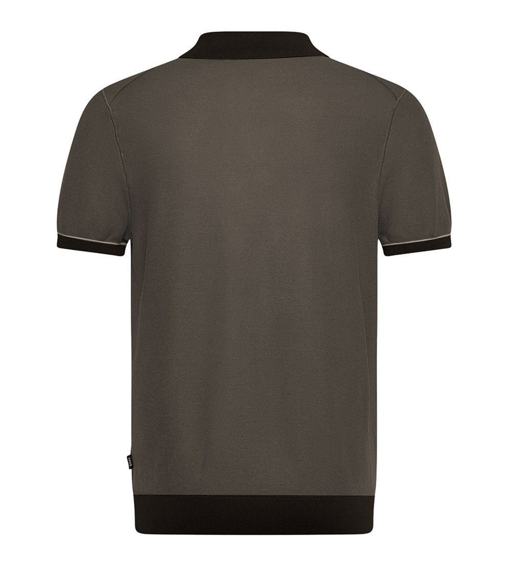 Brown Shirt Collar Polo 2