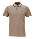 Beige Shirt Collar Polo 1