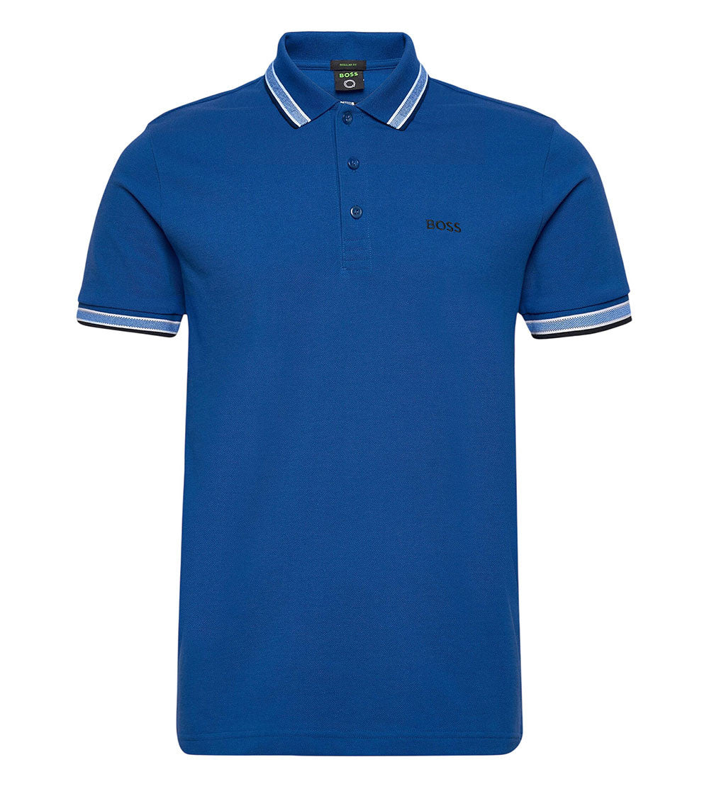 Blue Shirt Collar Polo 1